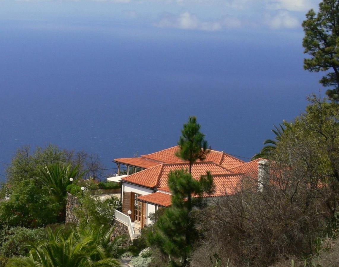 Ferienvilla Finca Tijarafe mit beheiztem Pool Exterior foto