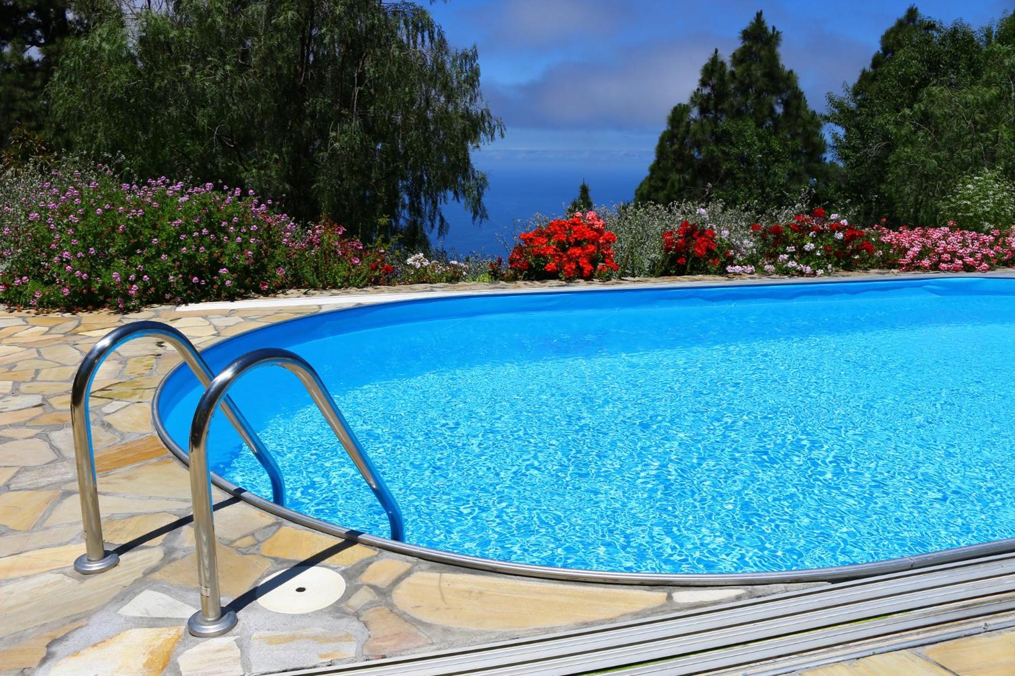 Ferienvilla Finca Tijarafe mit beheiztem Pool Exterior foto