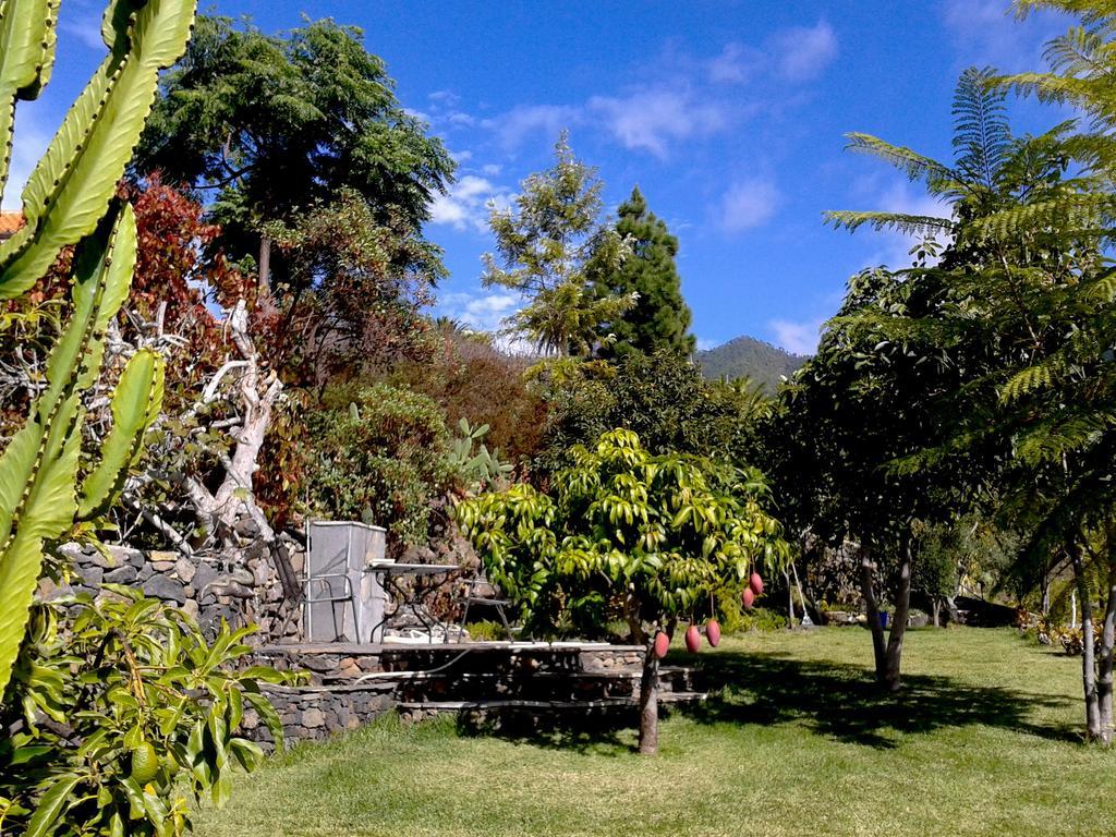 Ferienvilla Finca Tijarafe mit beheiztem Pool Exterior foto